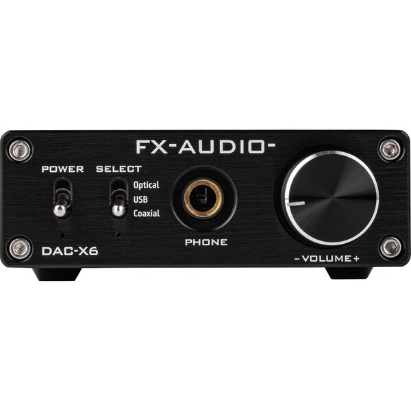 Main product image for FX Audio DAC-X6 HiFi 24-bit/192 kHz DAC with Headphone Output Black230-269